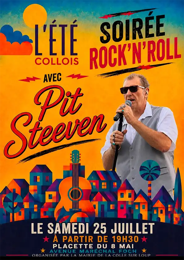 Soirée dansante à La Colle sur Loup le 25/07/2026